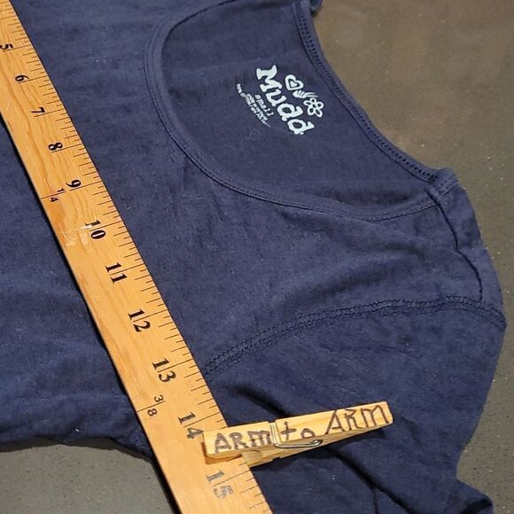 Mudd sz sm pullover tunic top cotton poly blend - Picture 6 of 9